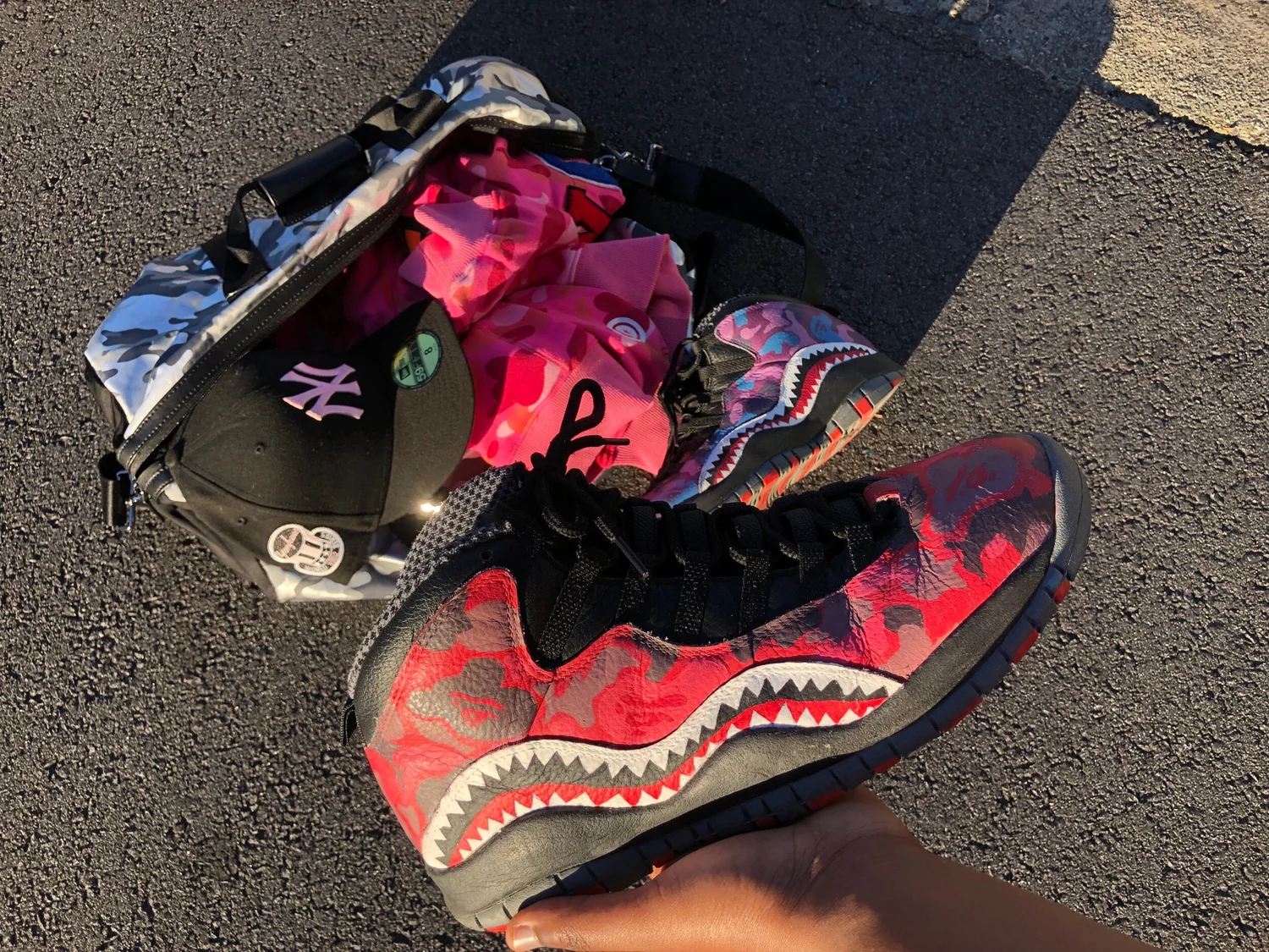 Bape Jordan 10s (11.5m/13w) USED — Kustoms By Ki