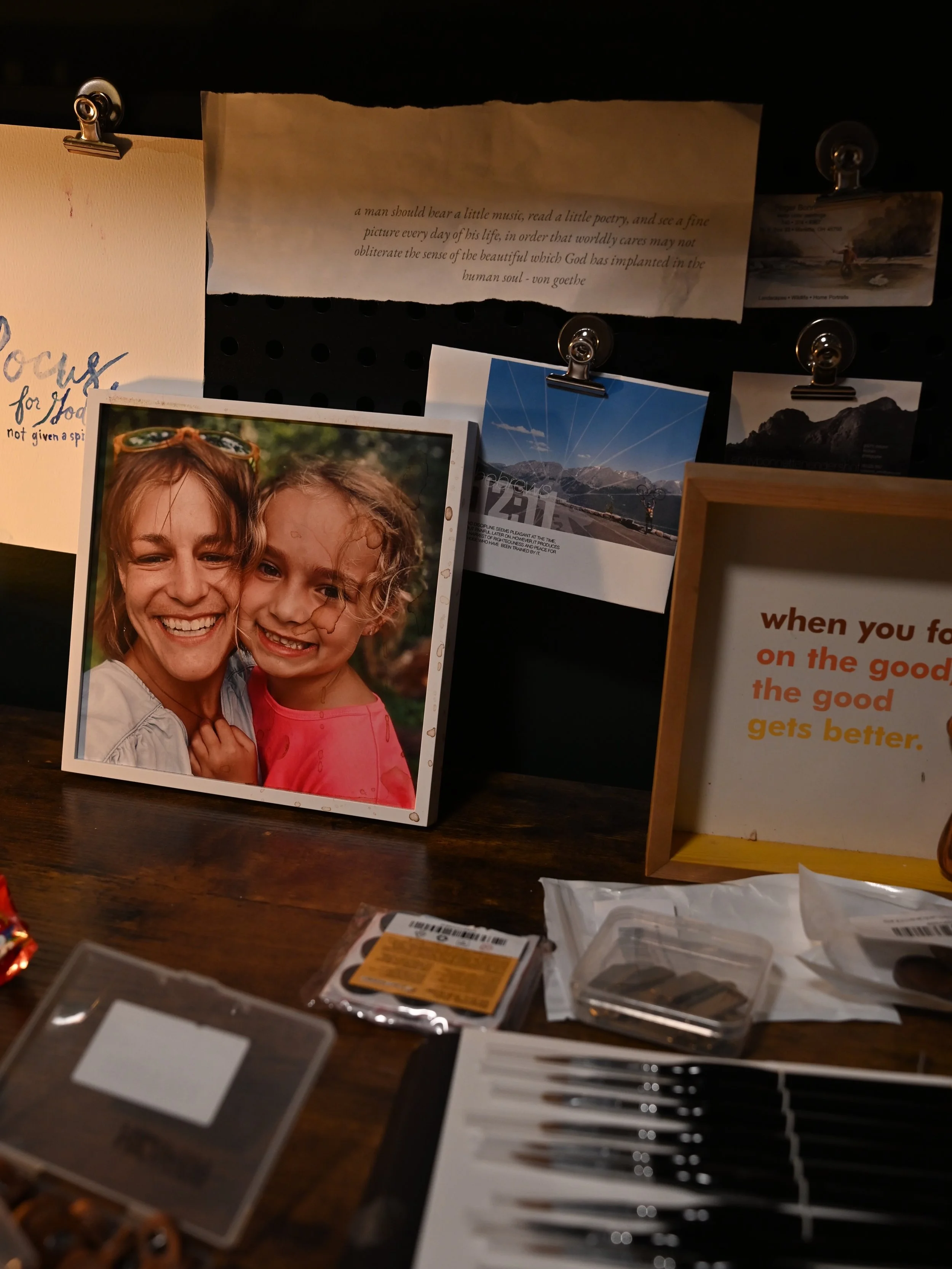 ✑ tiny art from my desk + art for home and school 

⌂ for from him and through him and to him are all things. to him be glory forever. amen. romans 11:36