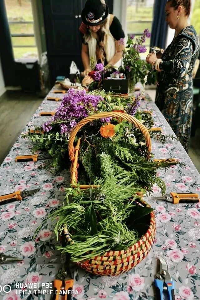 Sacred Bundling and Wild Foraged Garden Party