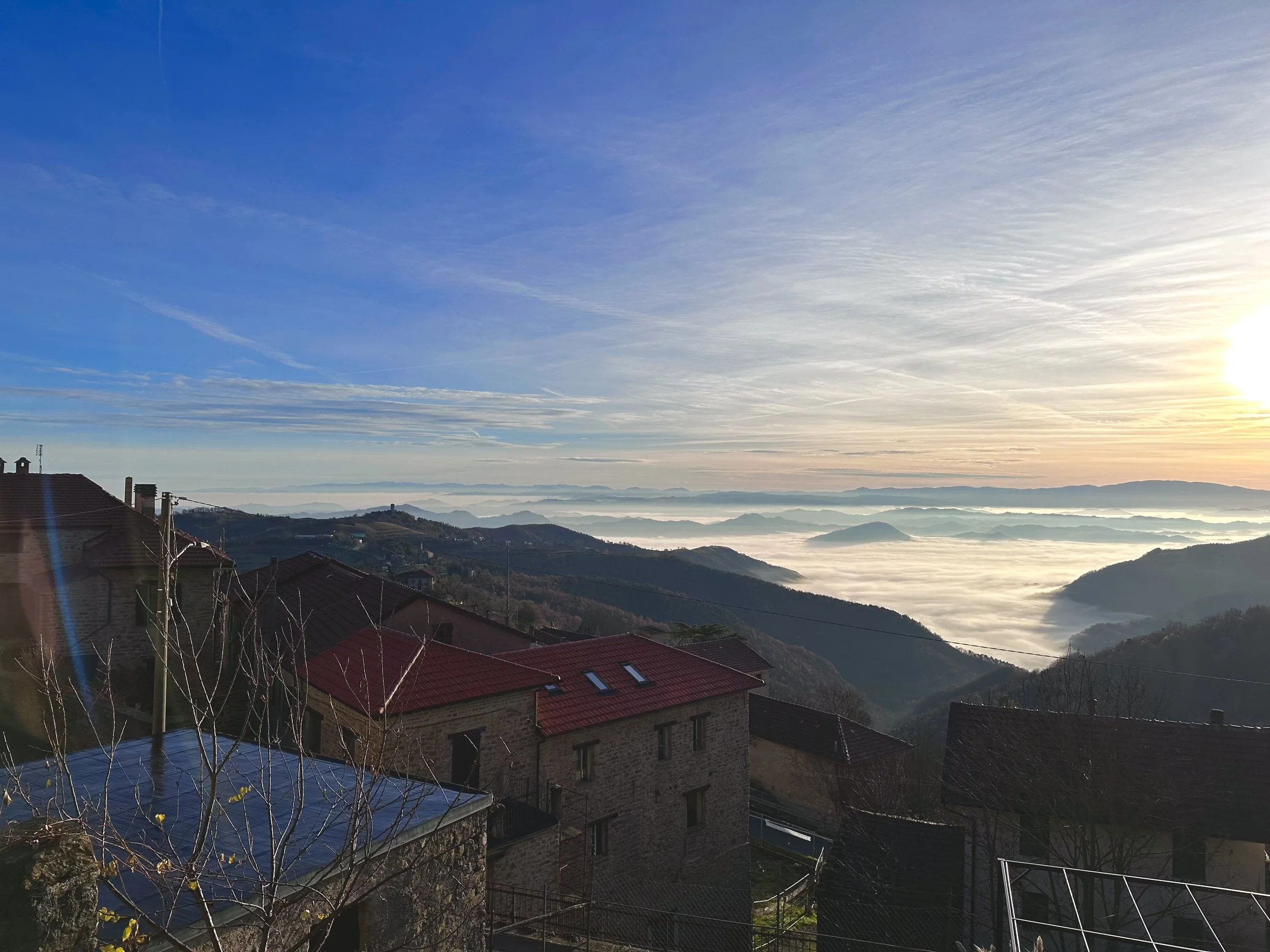 Viev from Roccaverano  Asti