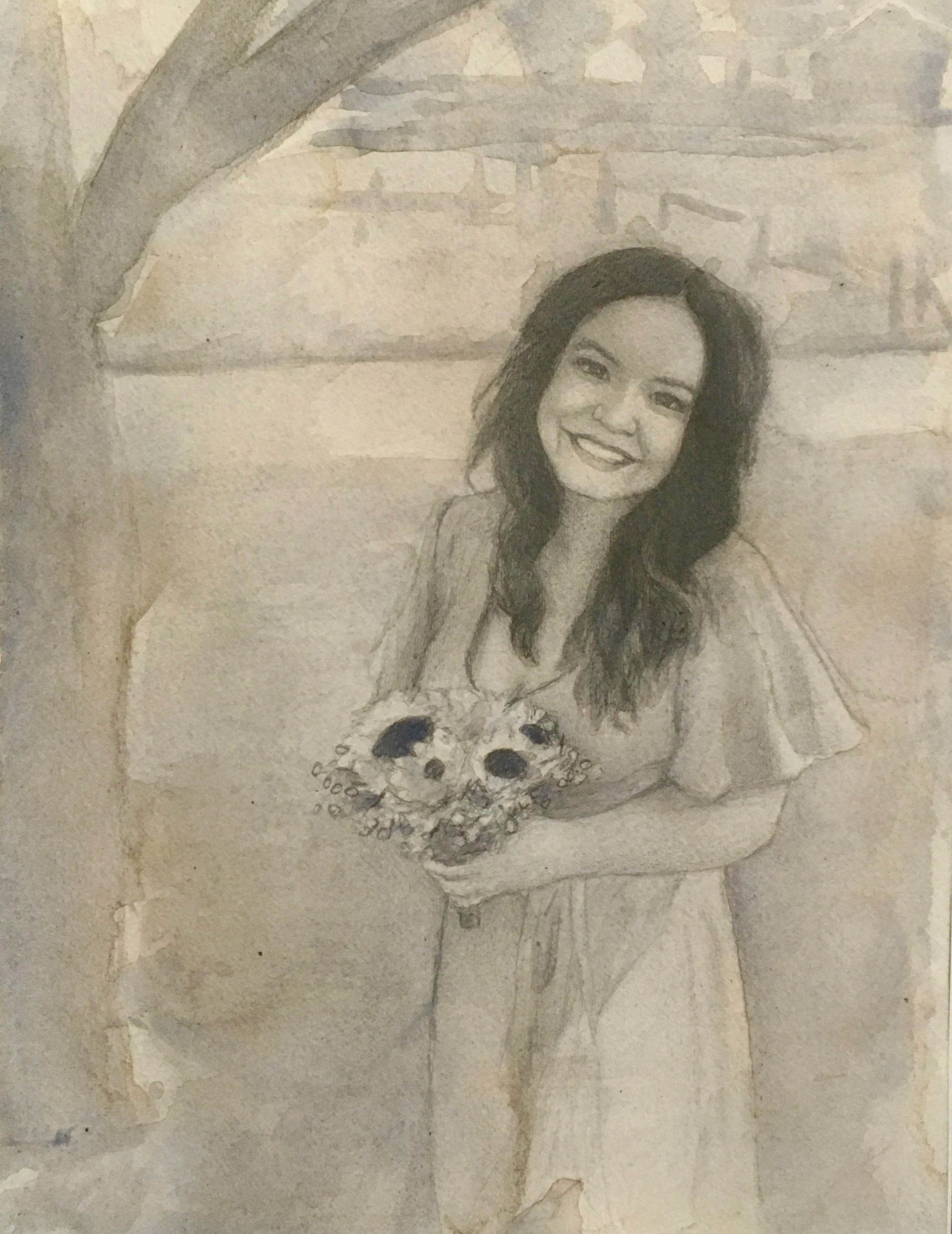 In Loving Memory of Bethany, 2022, graphite & watercolor on paper, 11x14"
Emily Roth Arts, LLC.