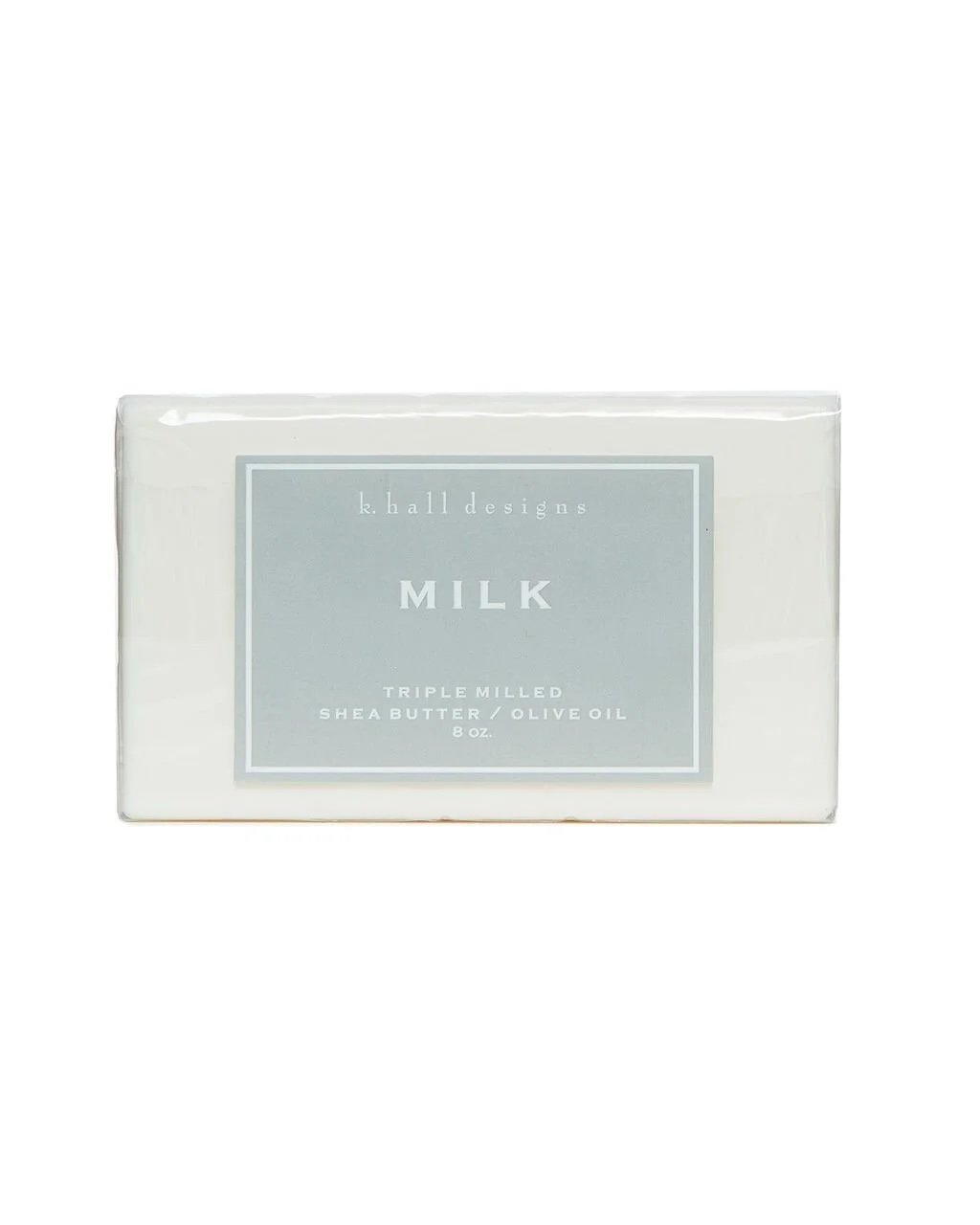 K. Hall Milk Triple Milled Bar Soap