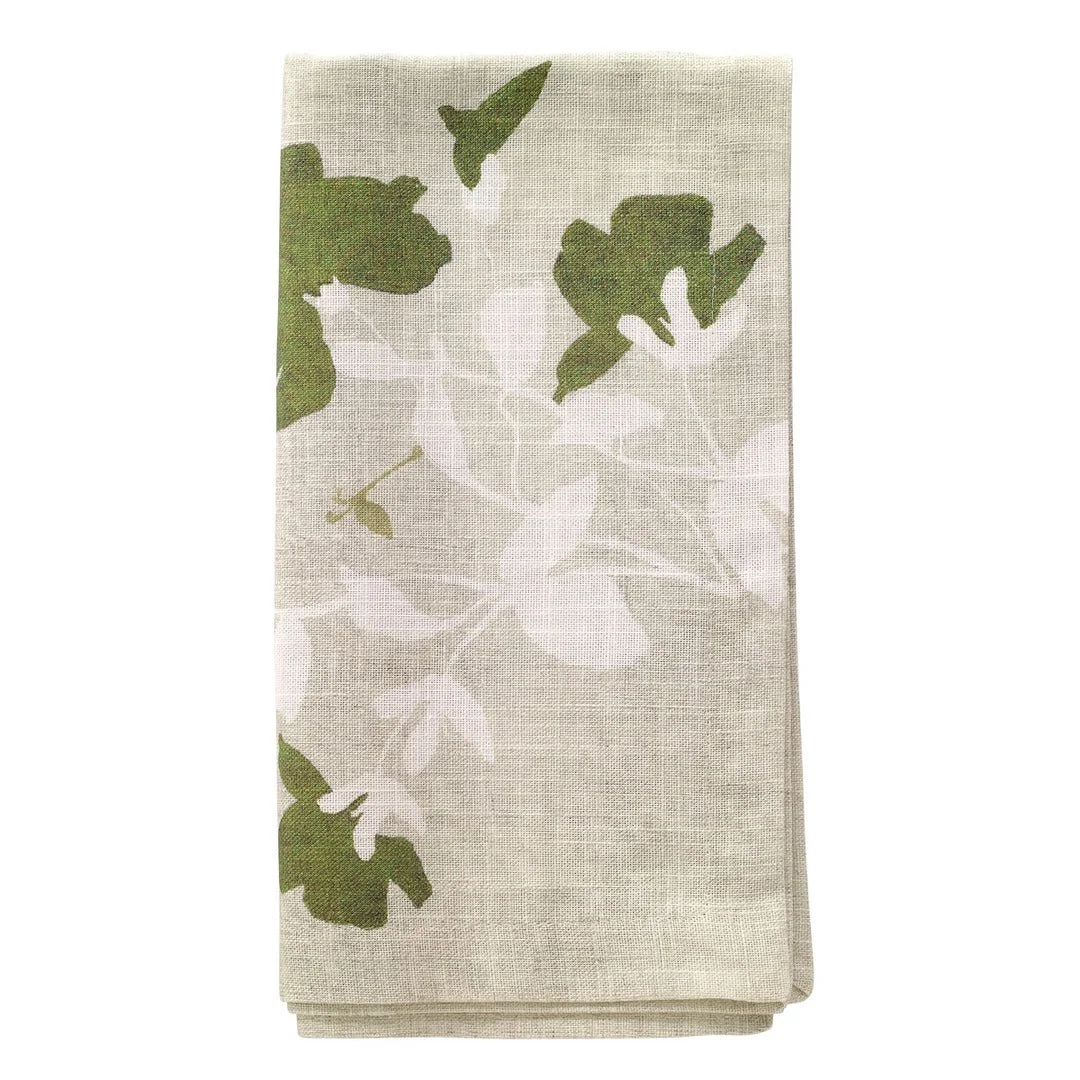 Bodrum Green Silhouette Napkins Set of 4