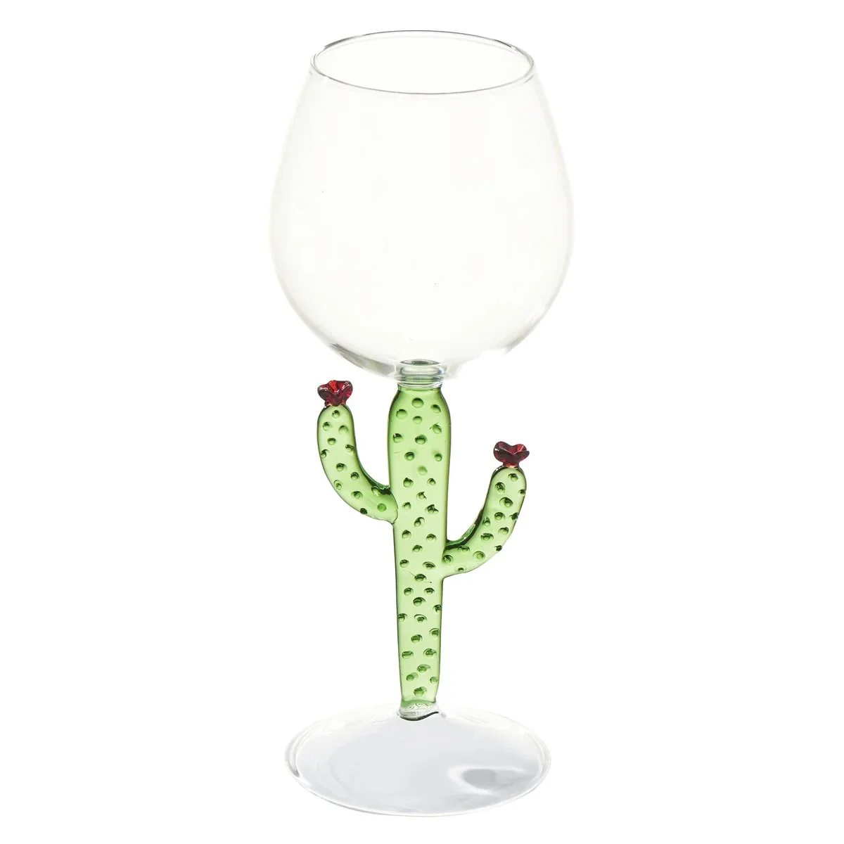 Cactus Stemmed Wine Glasses Set of 4
