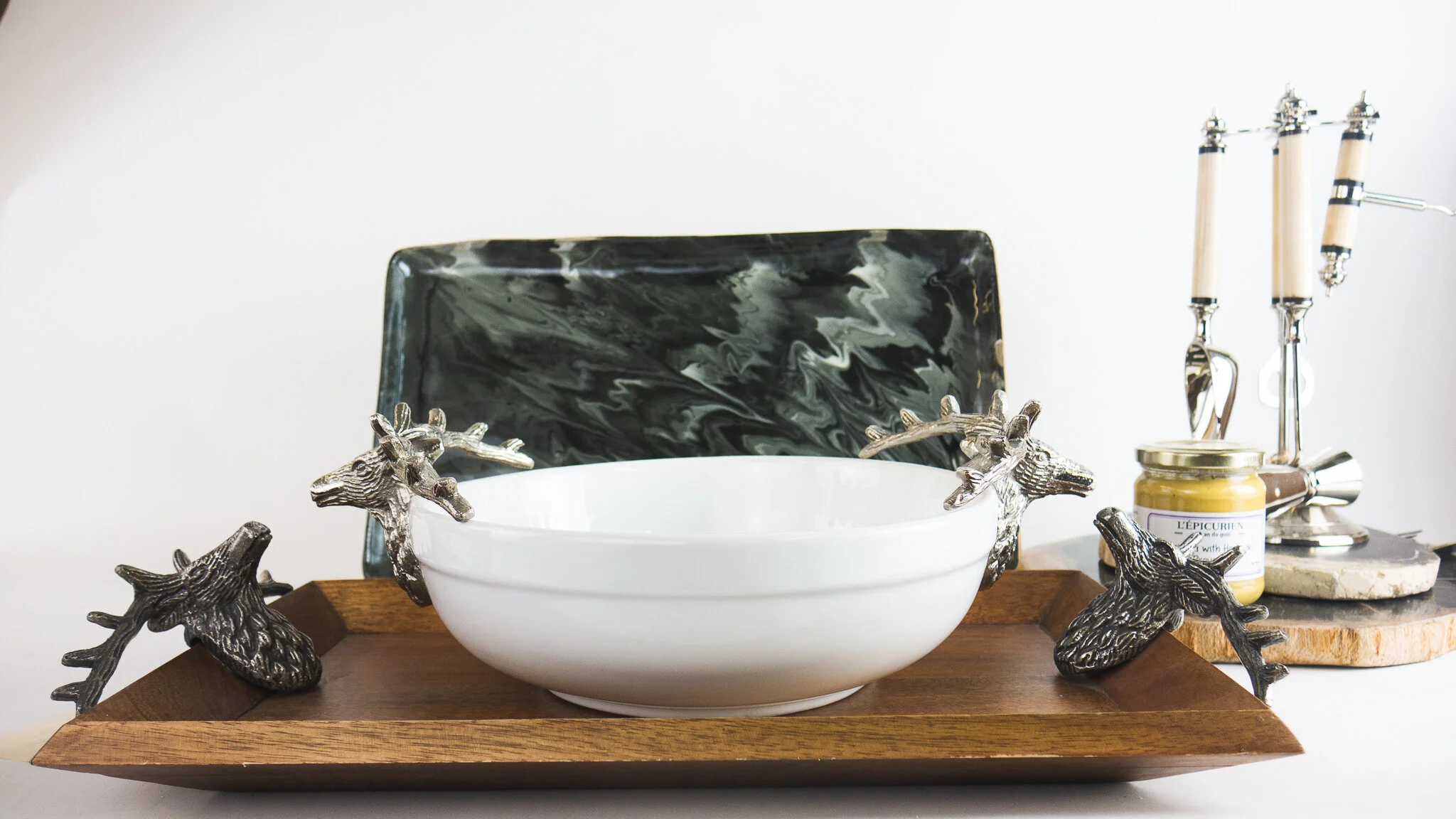 Reindeer Head Servingware