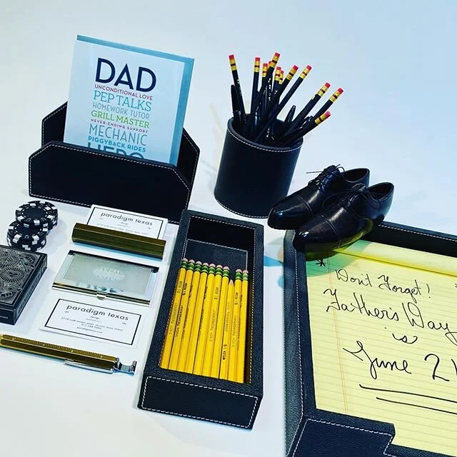 WORKING FROM HOME NEVER LOOKED SO GOOD!! Help Dad smarten up his home or work office with gifts found exclusively in El Paso at Paradigm Texas, either in-store or at paradigmtexas.com

Our store is open Monday - Saturday 11 am to 5 pm 📝
👔
💼
👓
🧳
