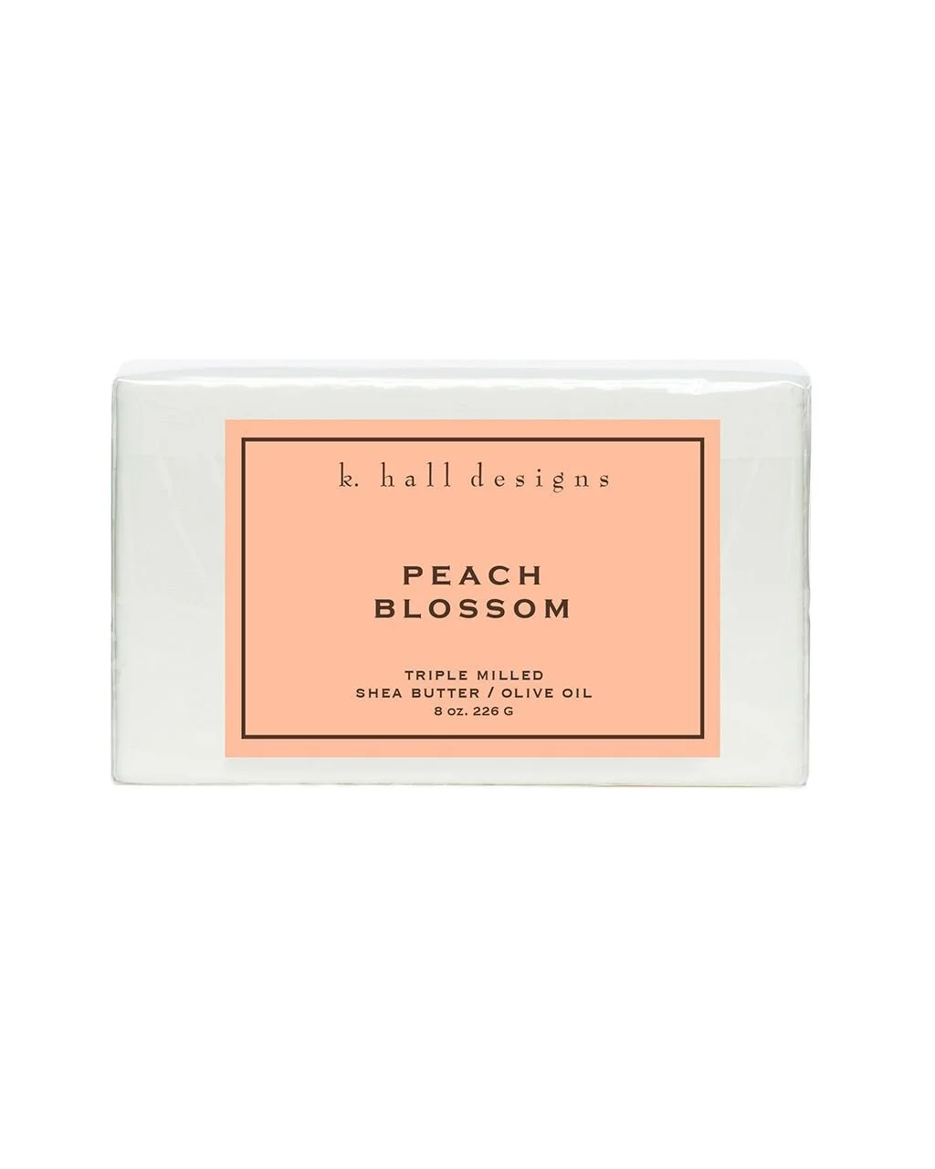 K. Hall Peach Blossom Shea Butter Bar Soap