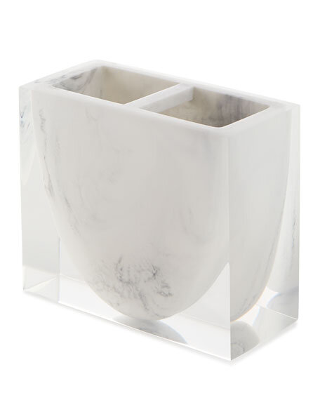 Lucite Toothbrush Holder