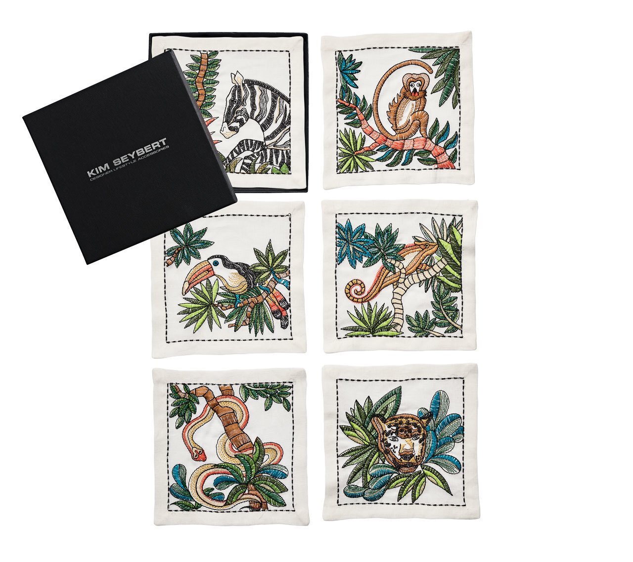 Kim Seybert Mali Cocktail Napkins