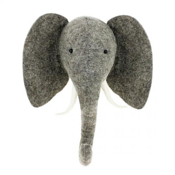 Elephant Head Wall Mount, Large
