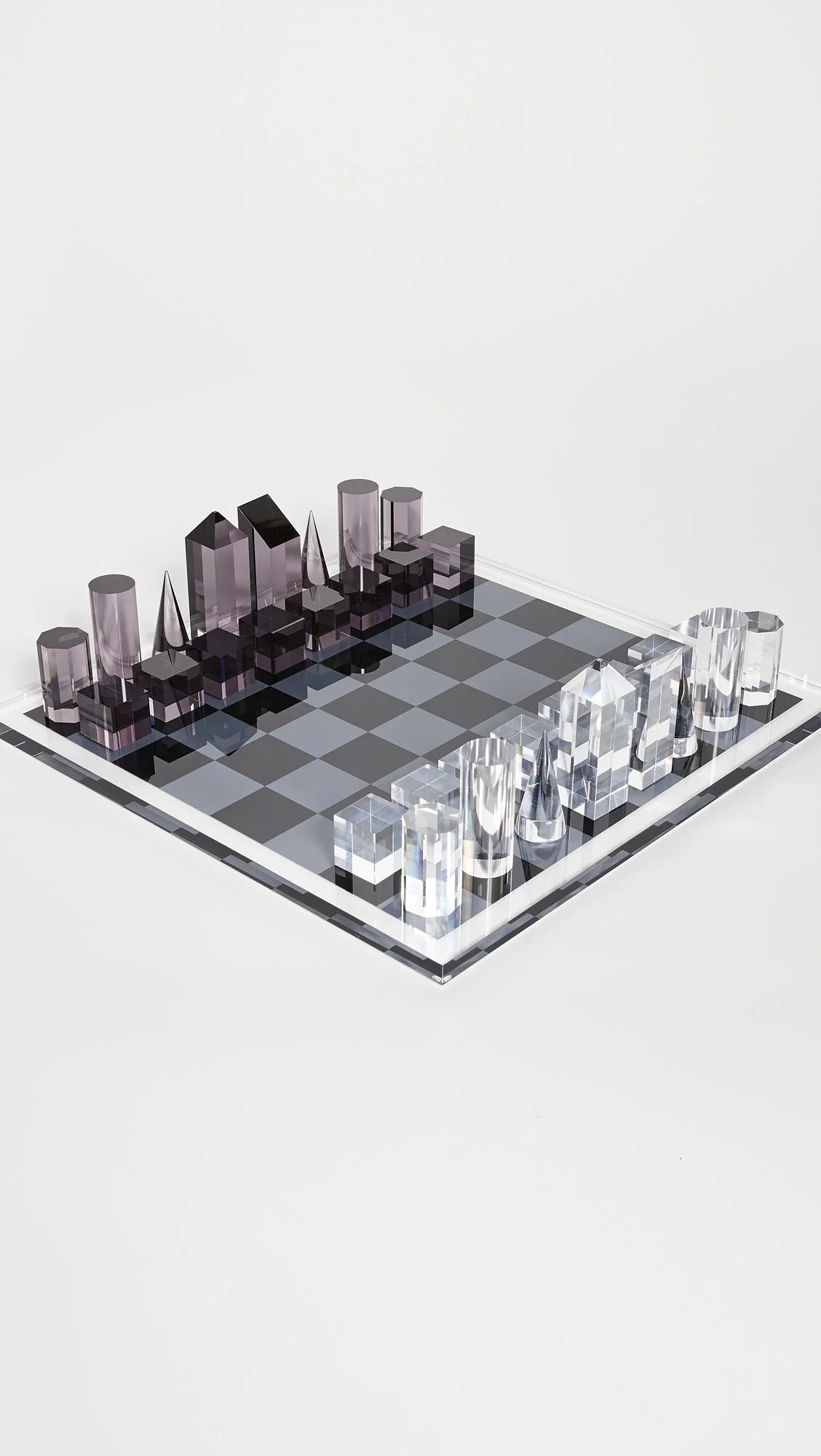 Lucite Chess Set