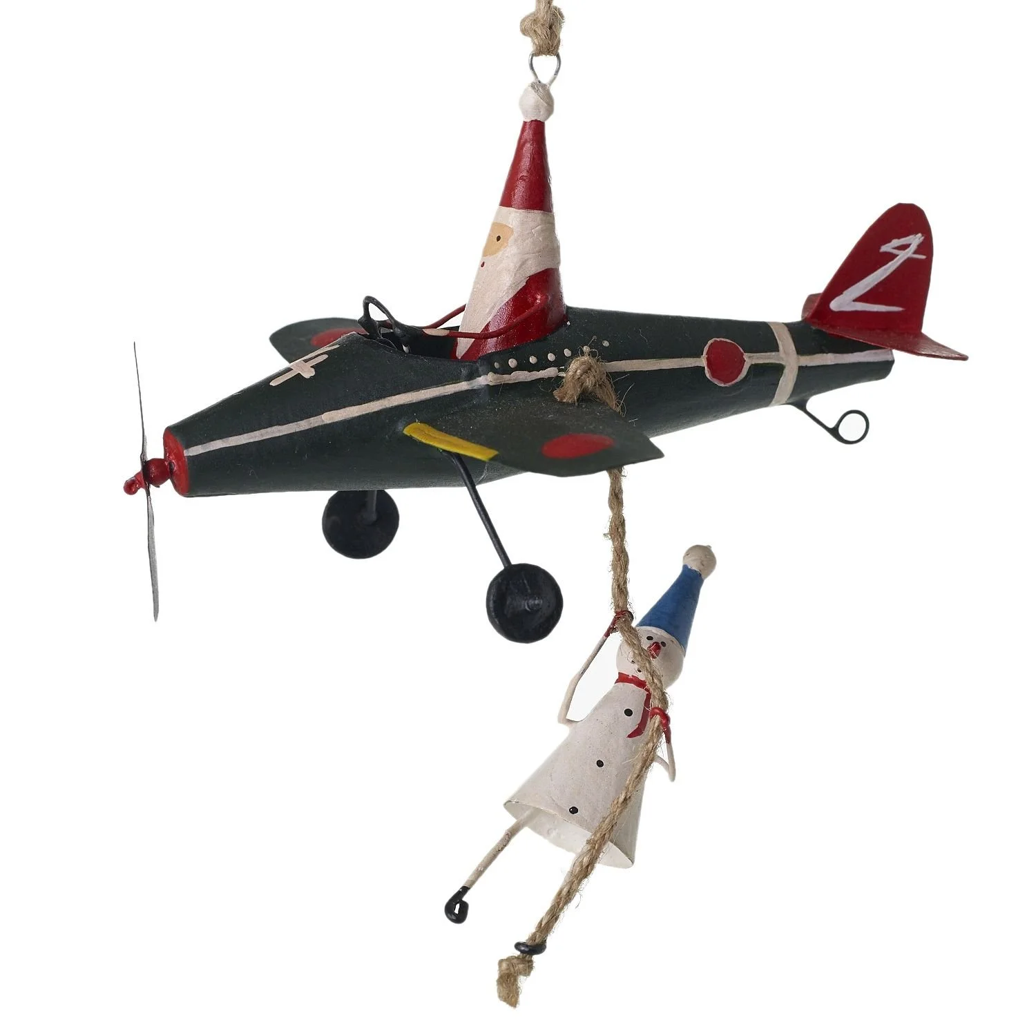 Santa's Plane Ride Ornament