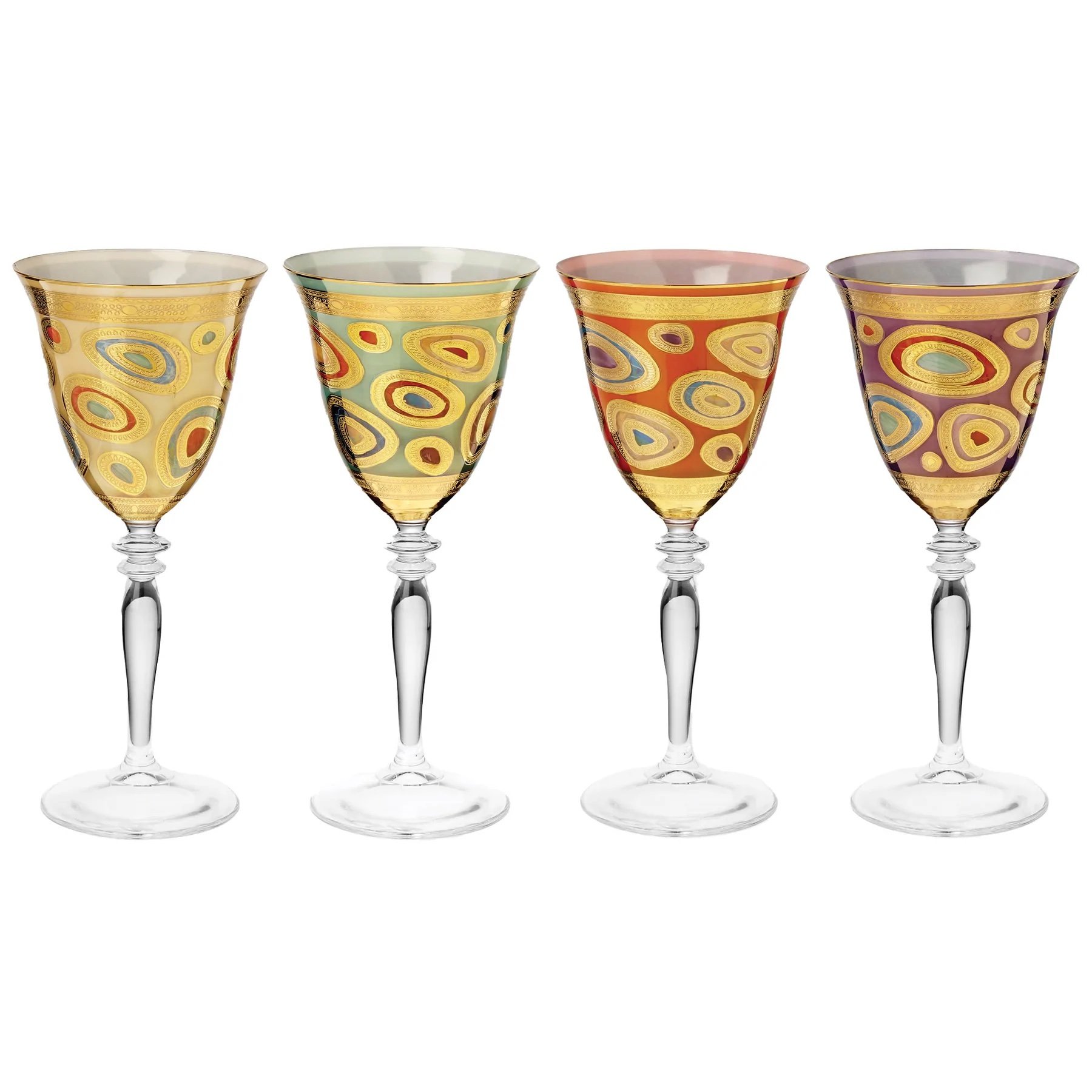 Vietri Regalia Stemmed Wine Glass, Set of 4 — Paradigm Texas