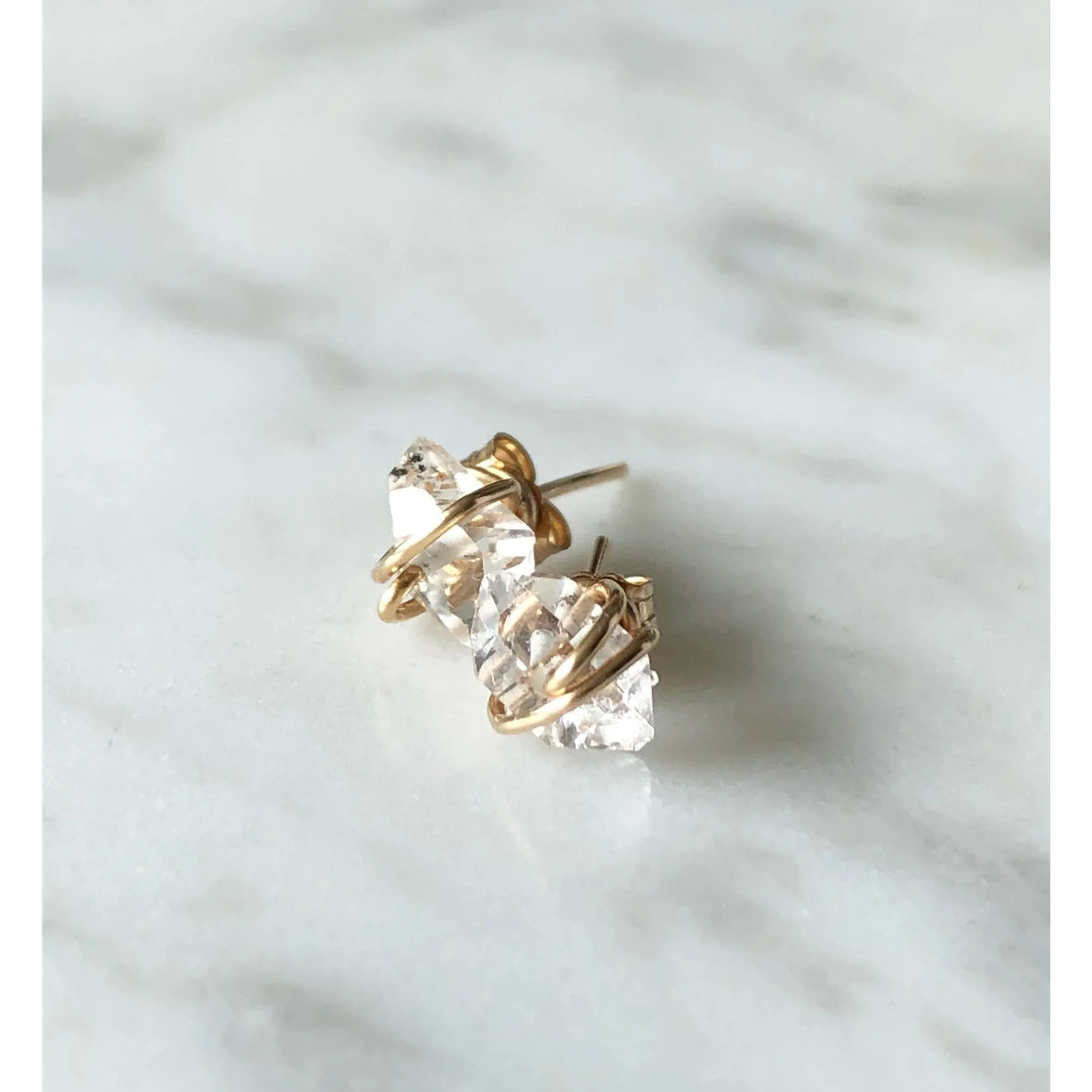 Herkimer Diamond Stud Earrings
