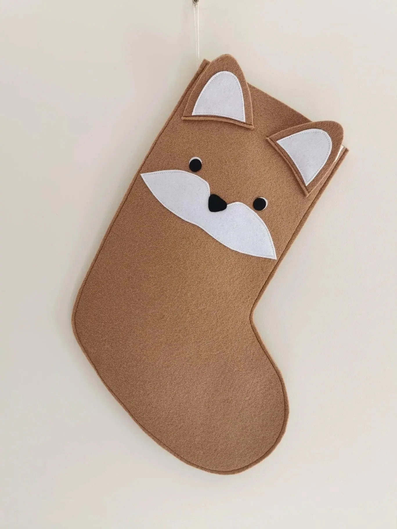 Nordic Felt Fox Stocking