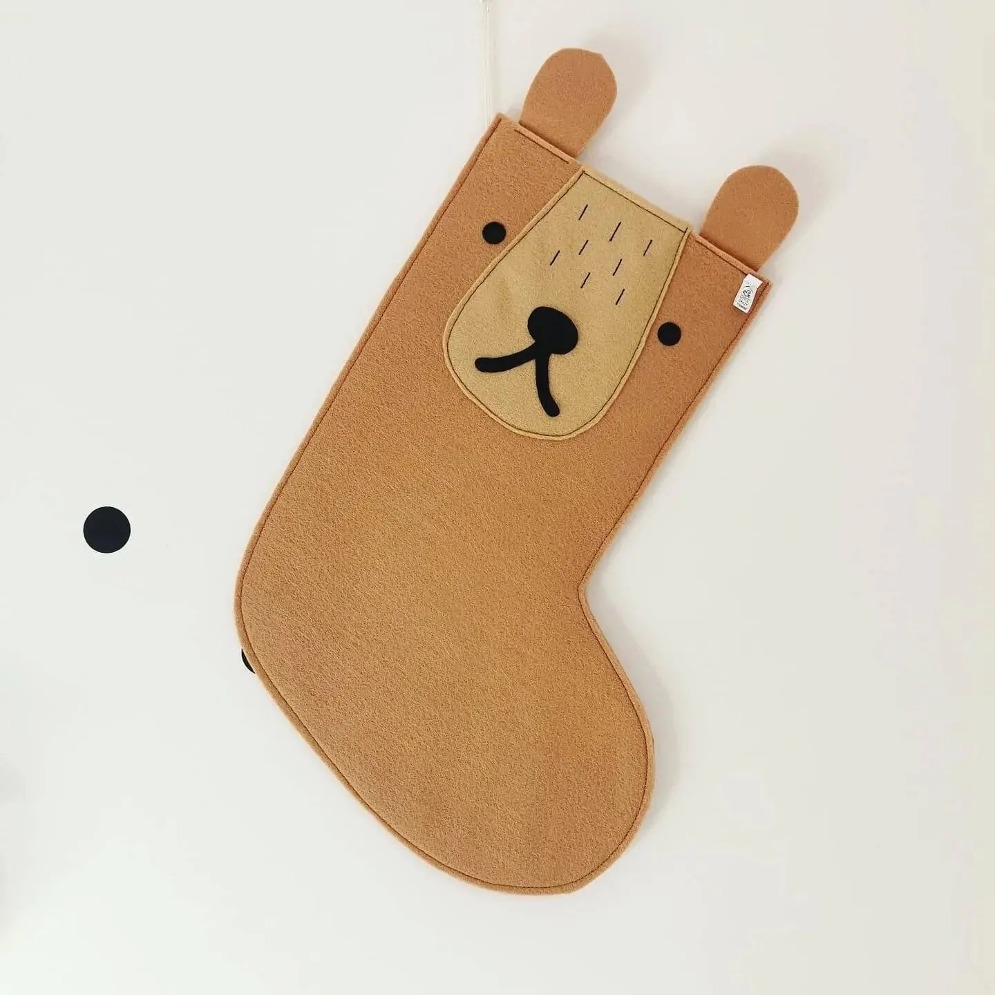 Nordic Felt Bear Stocking