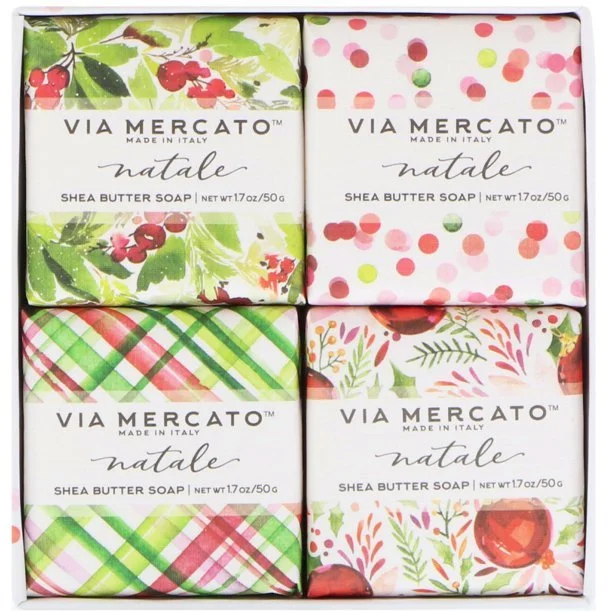 Via Mercato Natale 4 Soap Gift Set