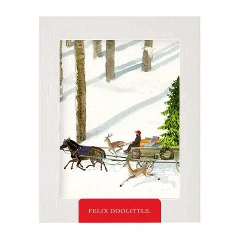 Christmas Delivery Boxed Cards, 8 Count