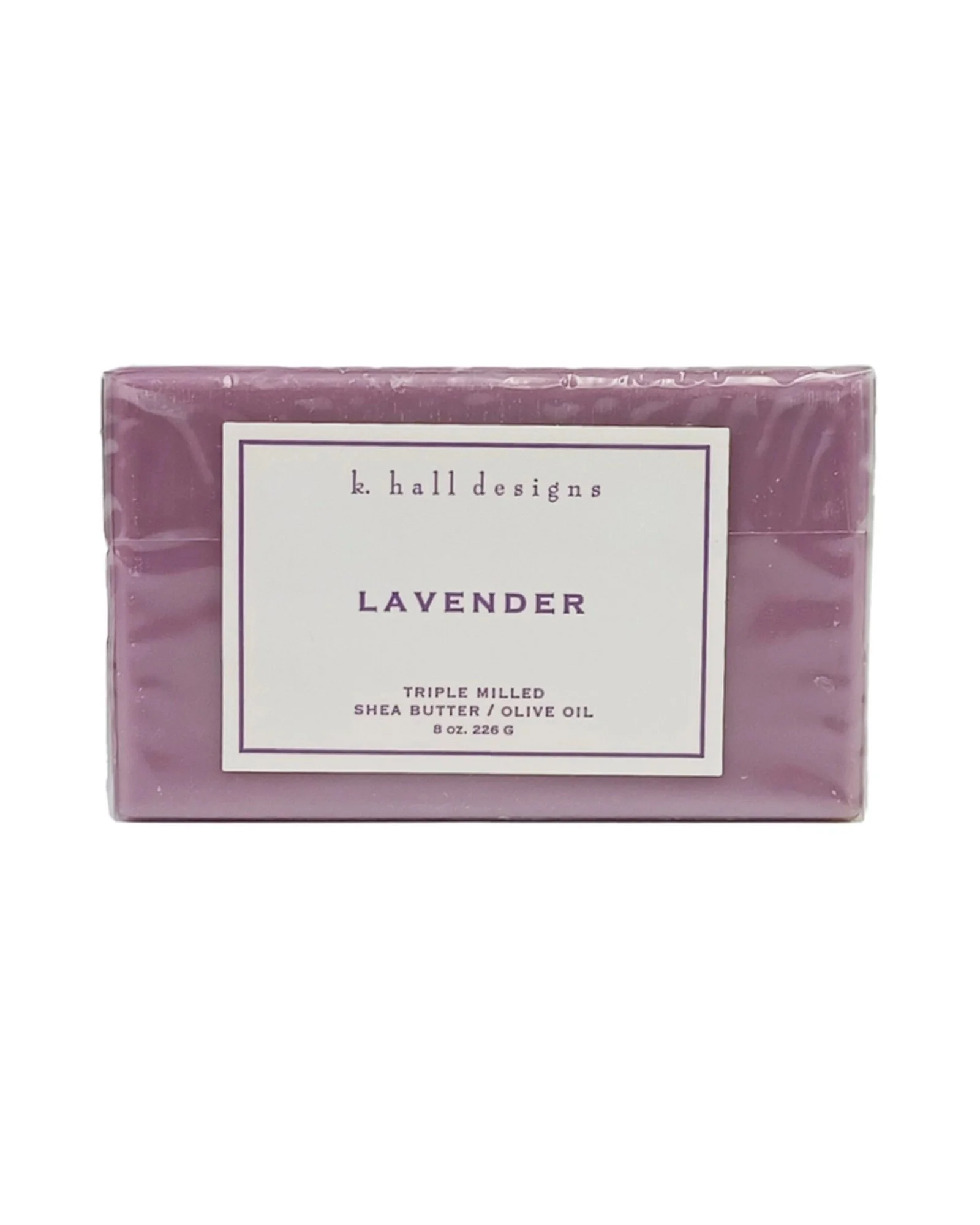 K. Hall Lavender Shea Butter Bar Soap