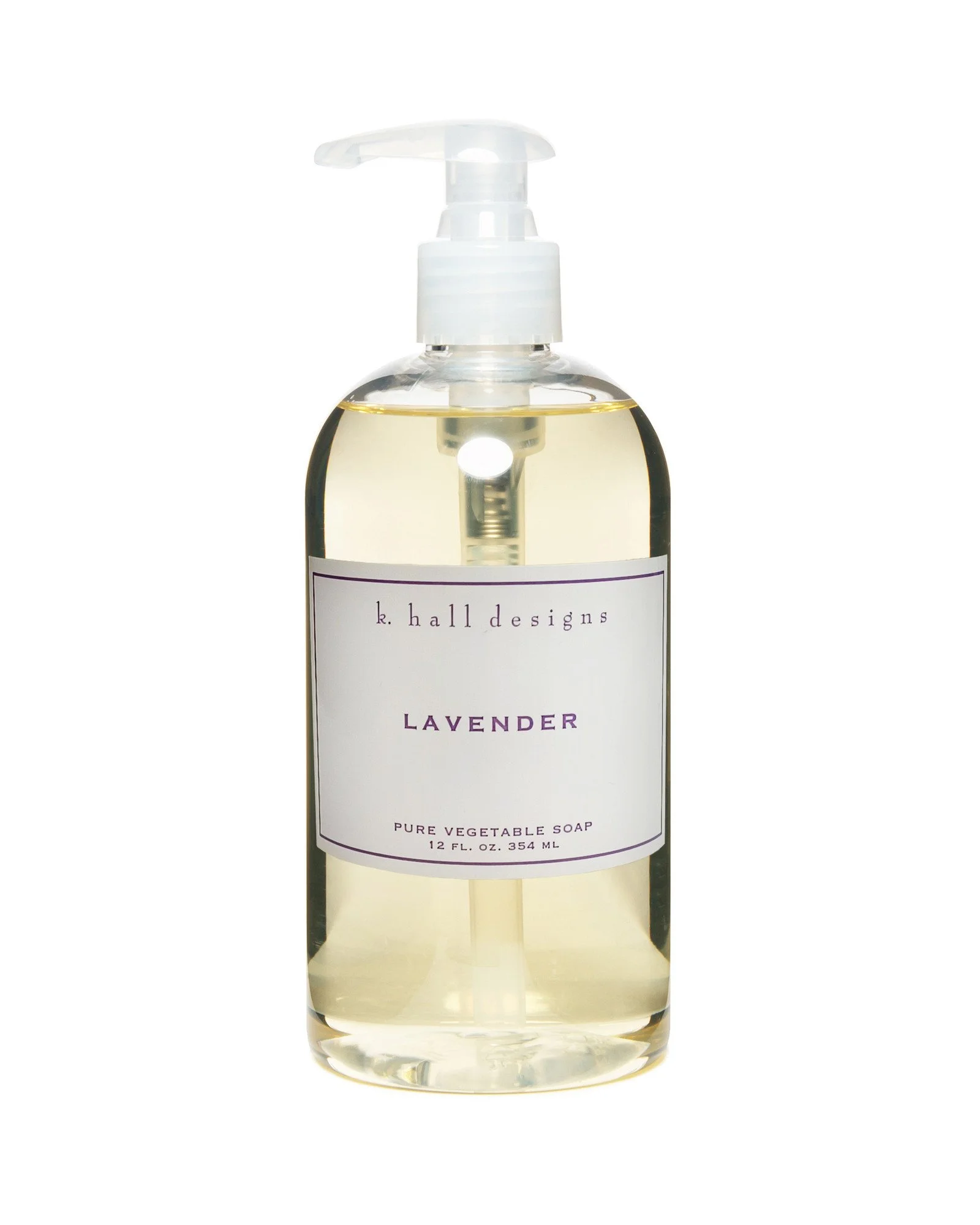 K. Hall Lavender Pure Vegetable Liquid Hand Soap