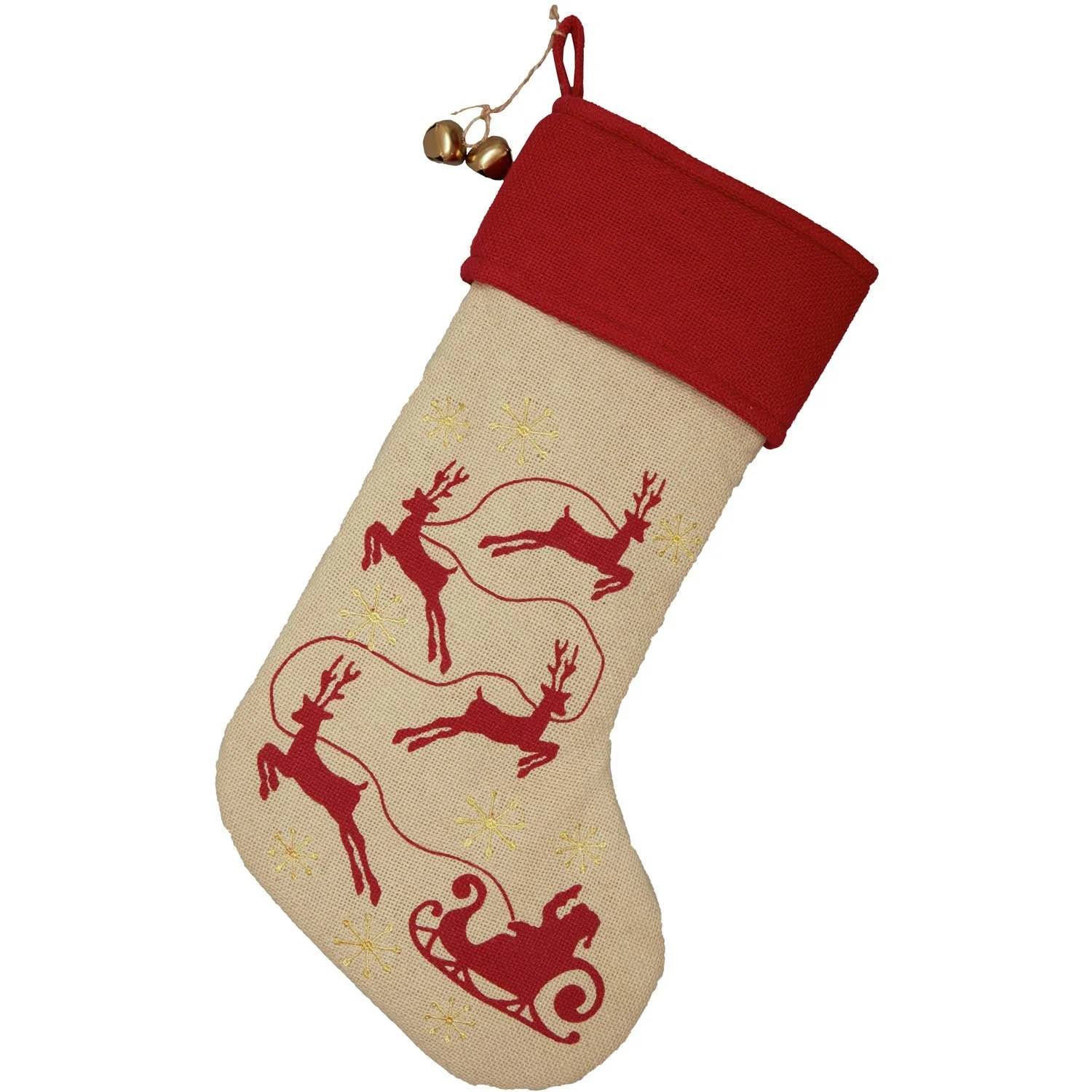 Retro Santa Christmas Stocking