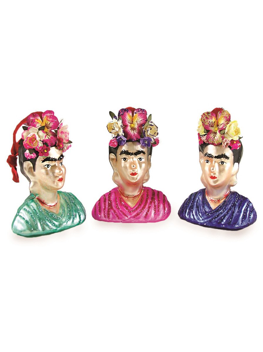 Frida Ornament, 3 Colors