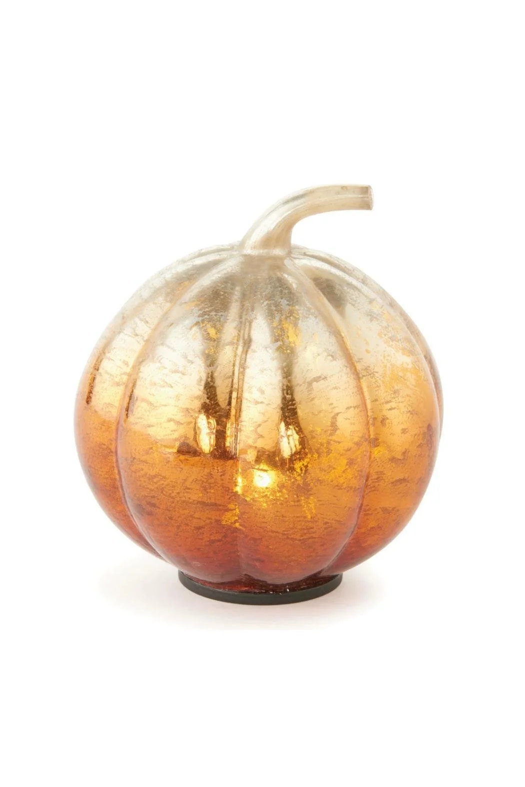 Mercury Glass LED Pumpkins, 2 Sizes
