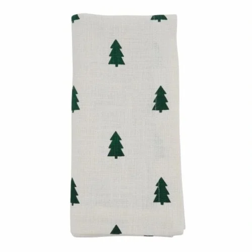 Christmas Tree Napkin Green, Set of 4