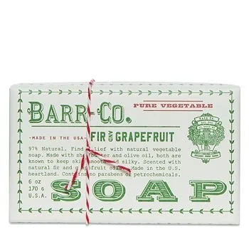 Barr-Co. Fir and Grapefruit Triple Milled Bar Soap