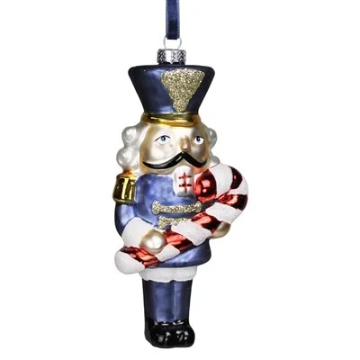 Nutcracker Glass Ornament