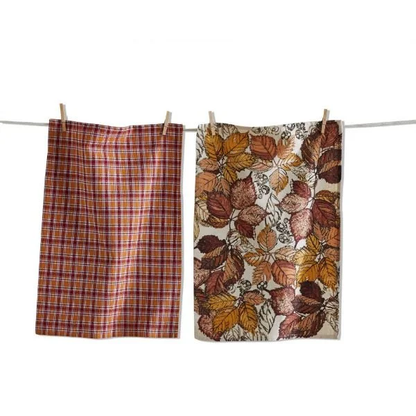 Gathering Leaves Dishtowels, Set of 2