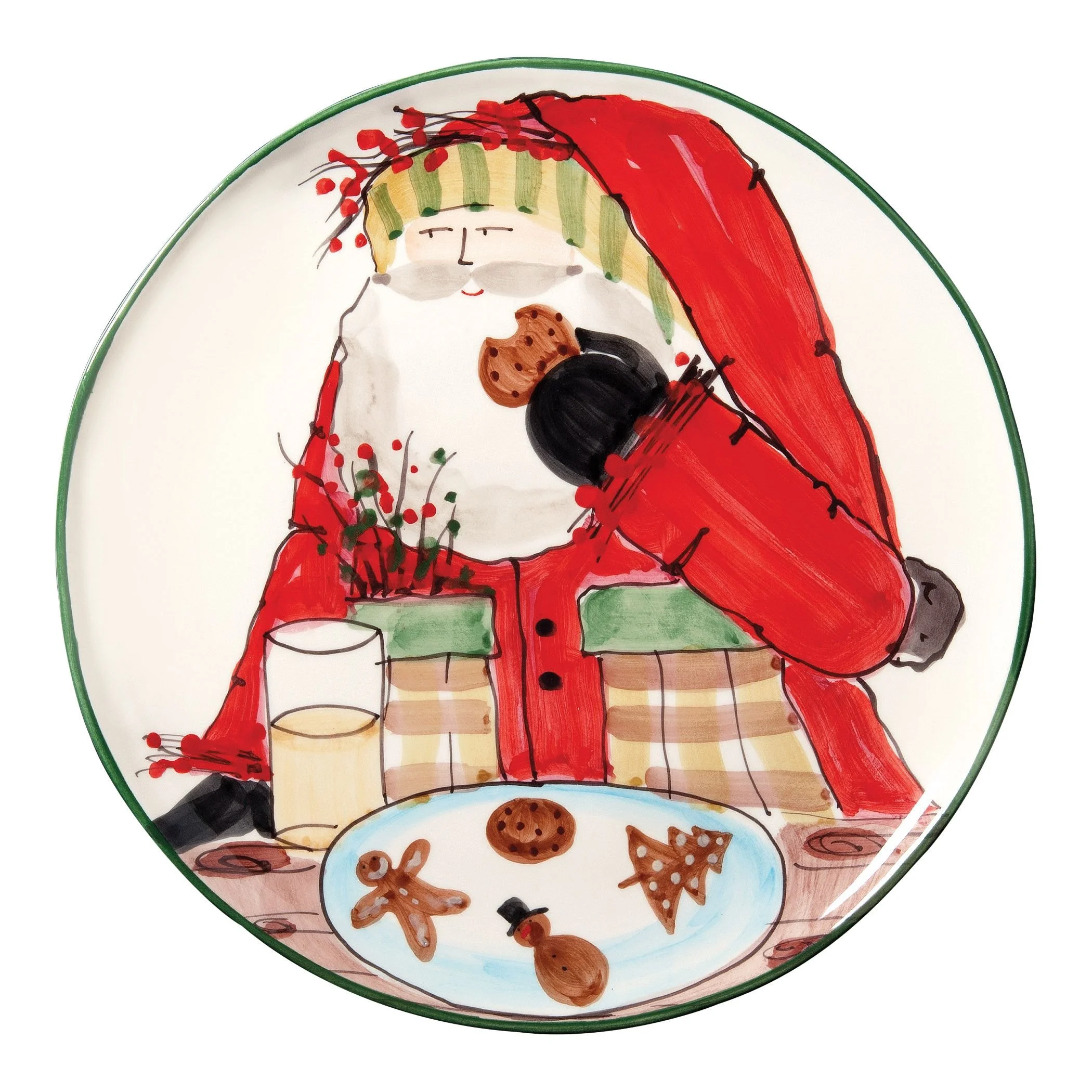 Vietri Old St Nick Cookie Platter