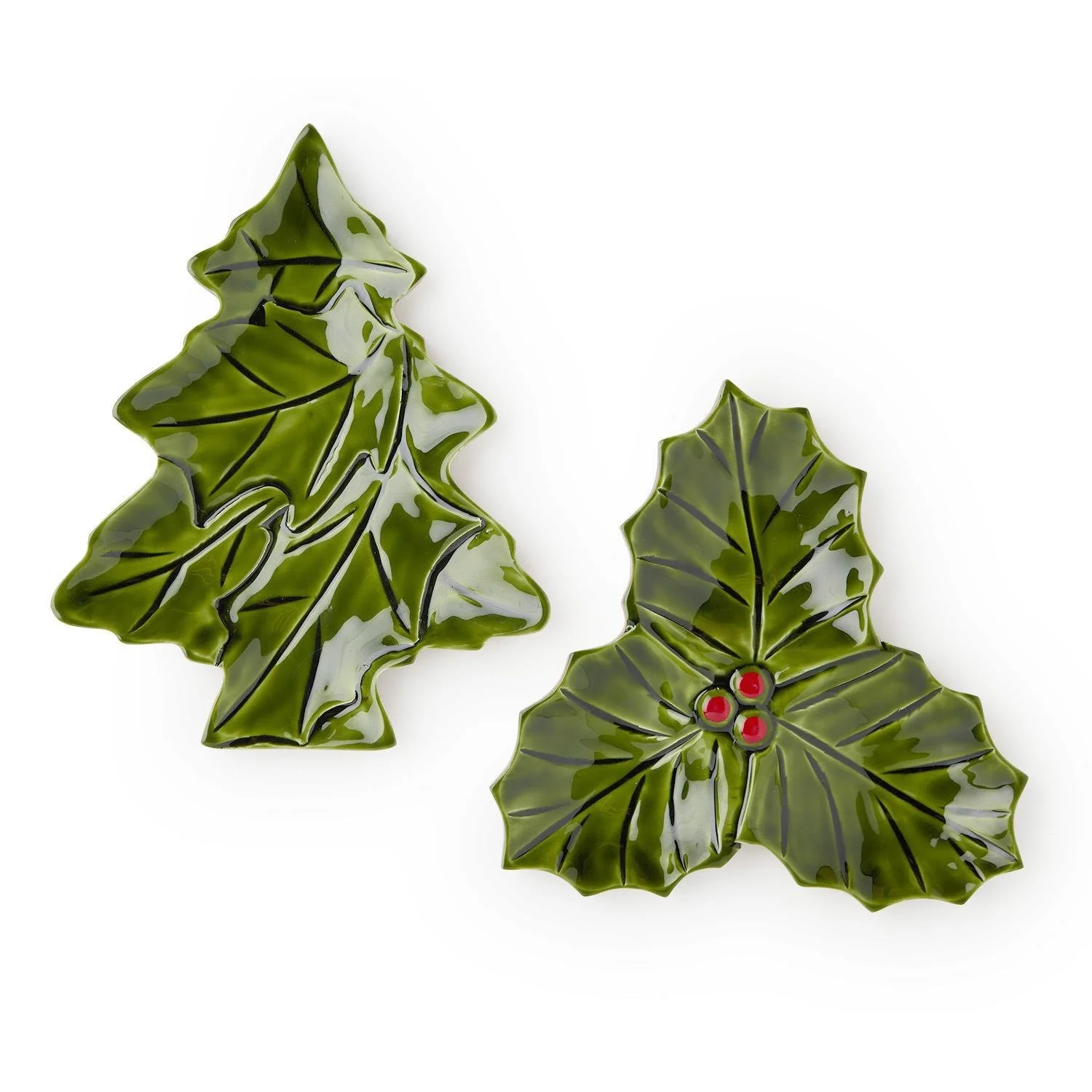 Holiday Serving Trays, 2 Assorted