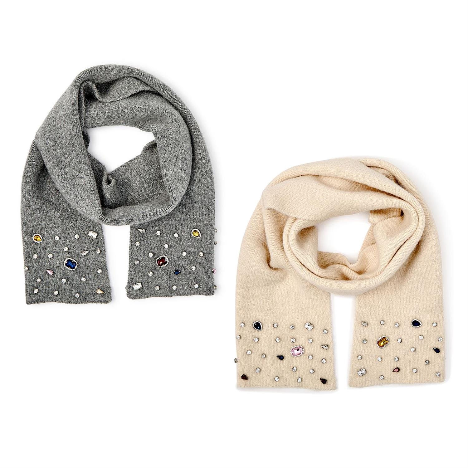 Glimmer Jeweled Scarves