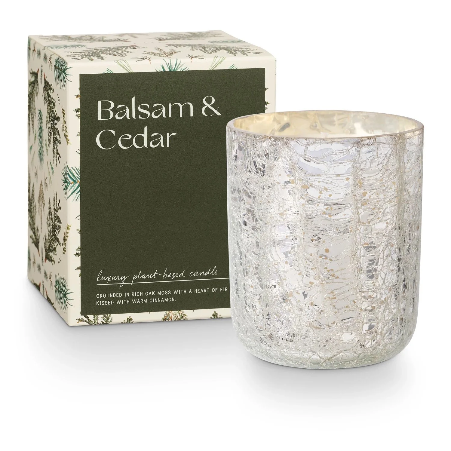 Balsam & Cedar Small Luxe Glass Candle