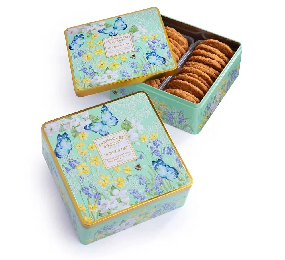 Honey and Oats English Biscuits Tin