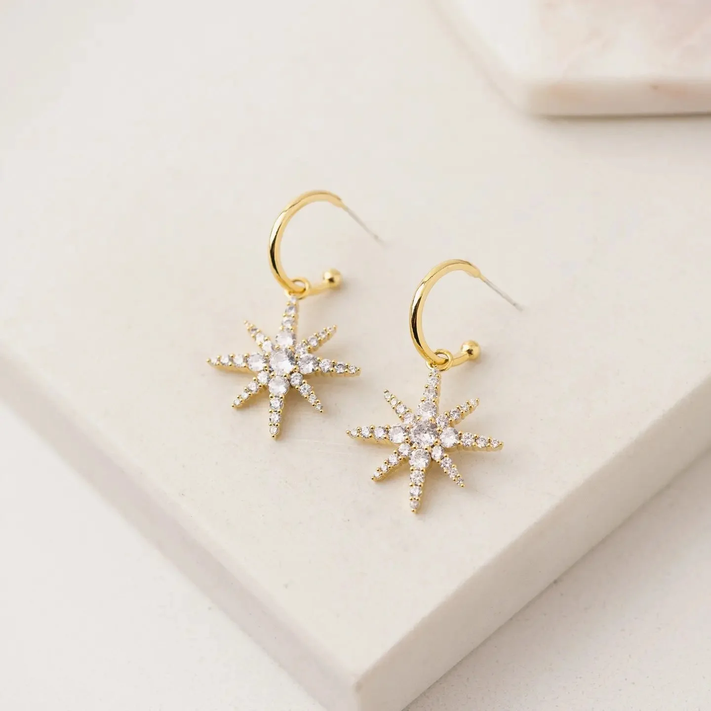 Etoile Hoop Earrings