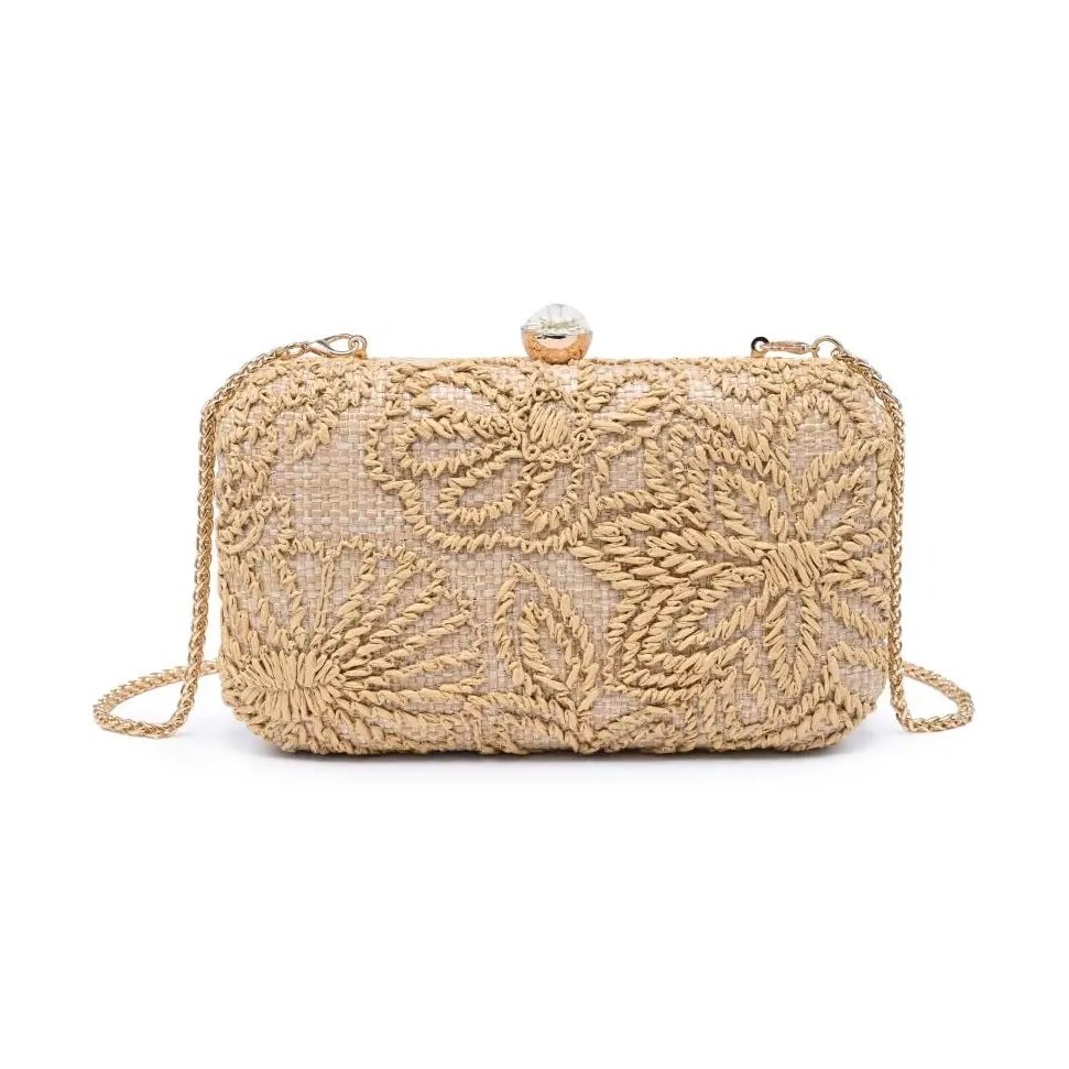 Harper Embroidered Evening Bag