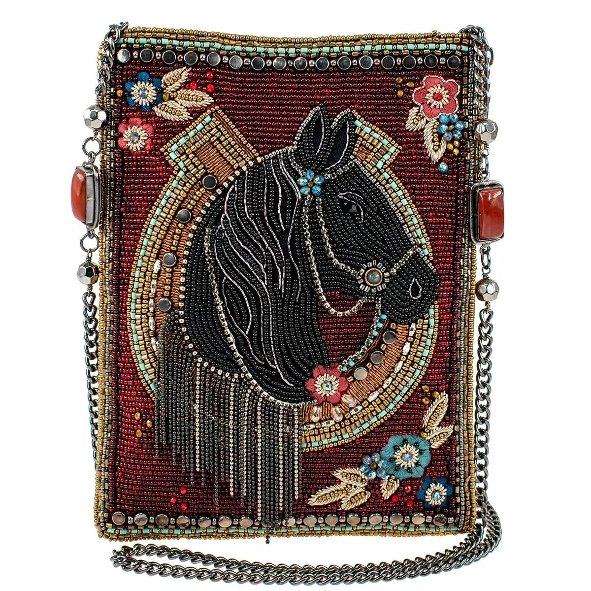 Beaded Black Horse Mini.jpeg