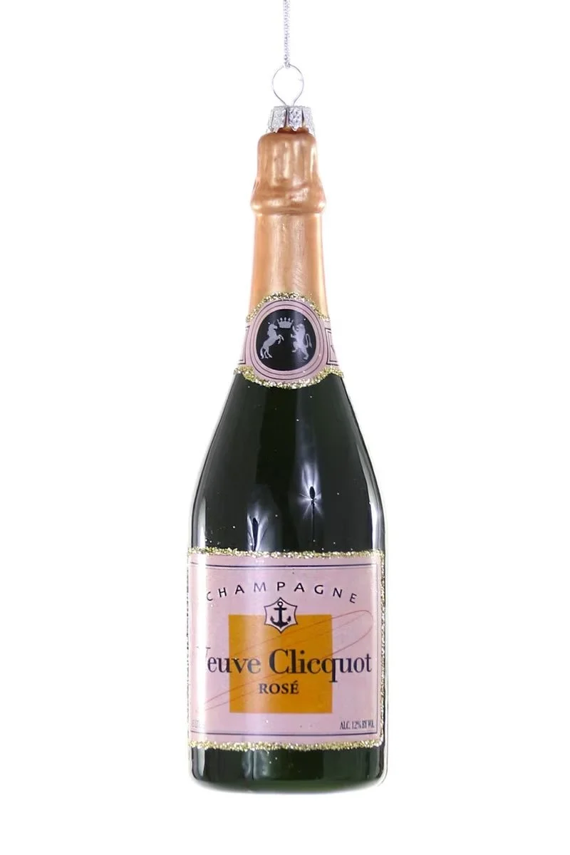 Veuve Clicquot Rose Champagne Ornament