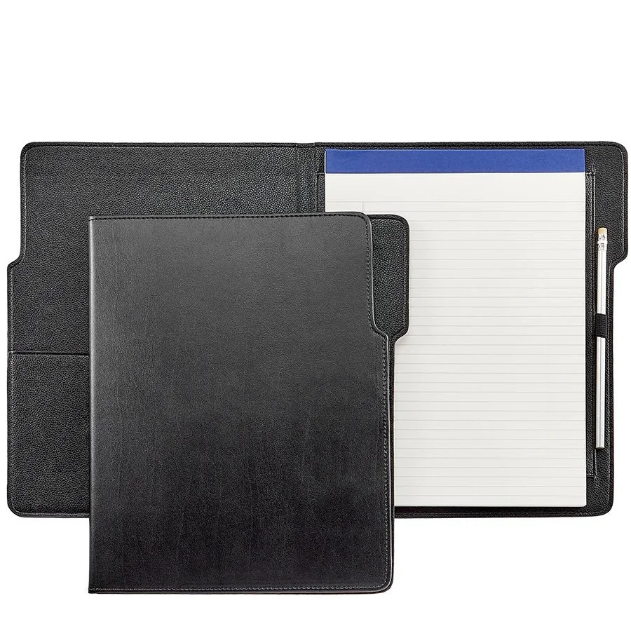 Leather Portfolio, Black