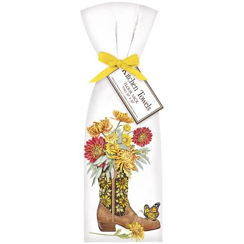 Mums in Boot Tea Towels, Set of 2