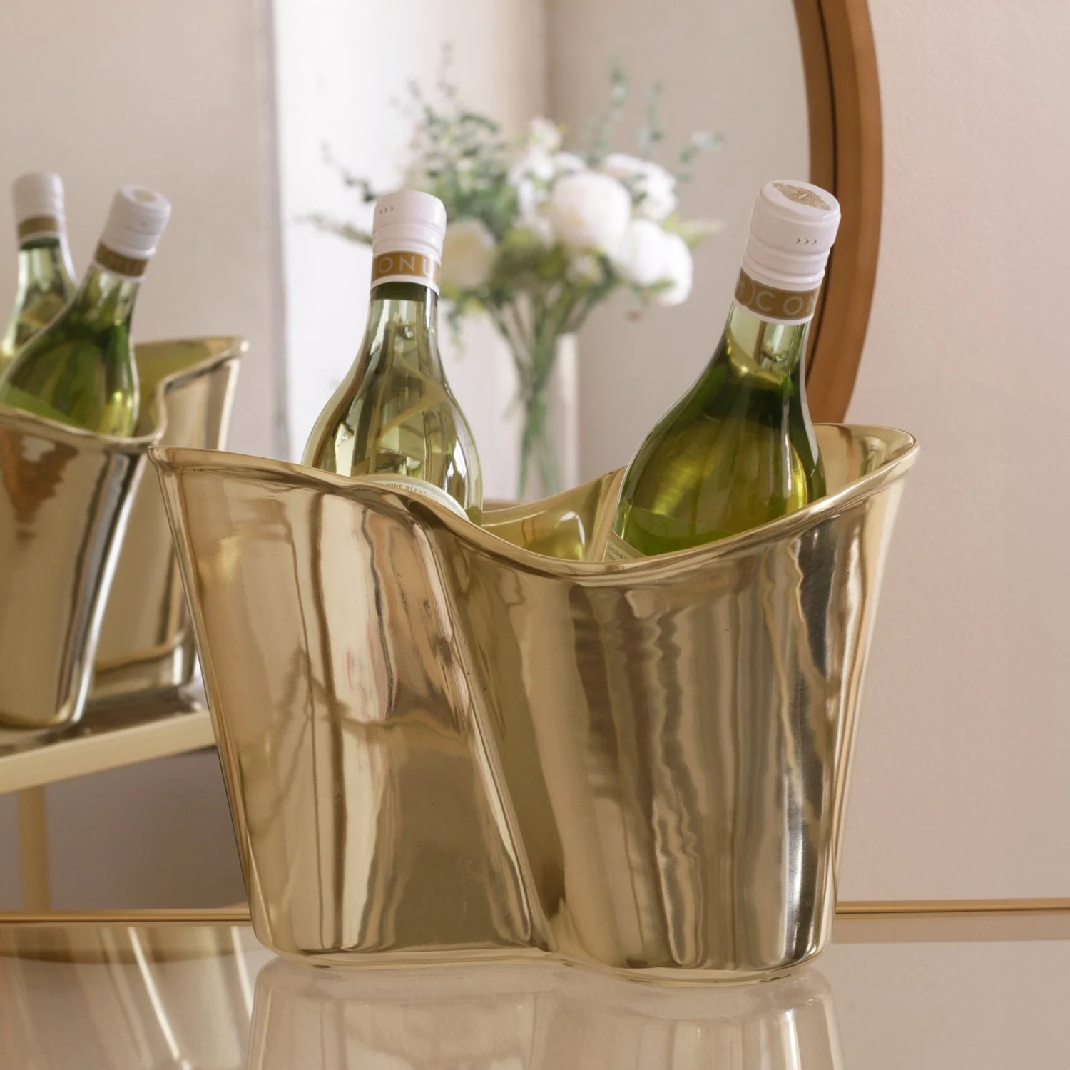 Sierra Double Ice Bucket Gold.jpg