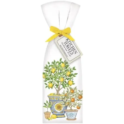 Citrus Trees Tea Towels Set/2