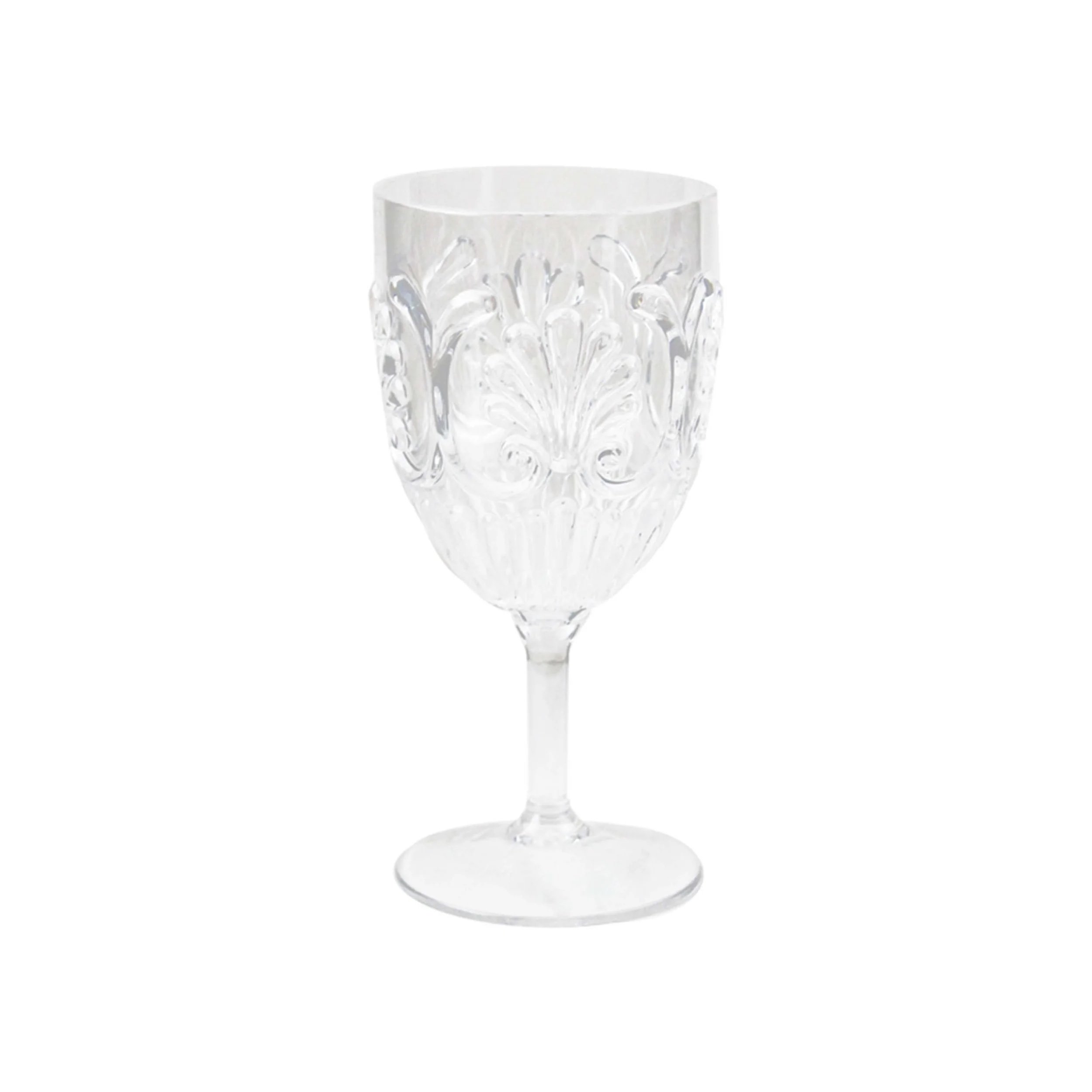 Le Cadeaux Fleur Clear Wine Glass