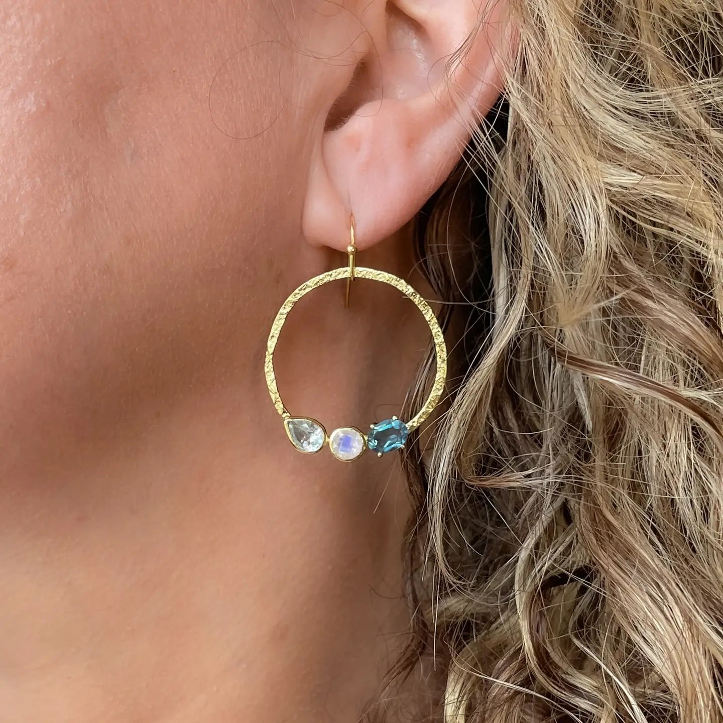 Blue Topaz & Moonstone Hoops2.jpeg (Copy)