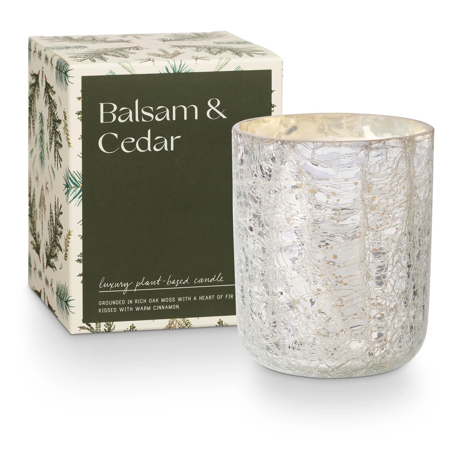 Balsam & Cedar Small Luxe Glass Candle