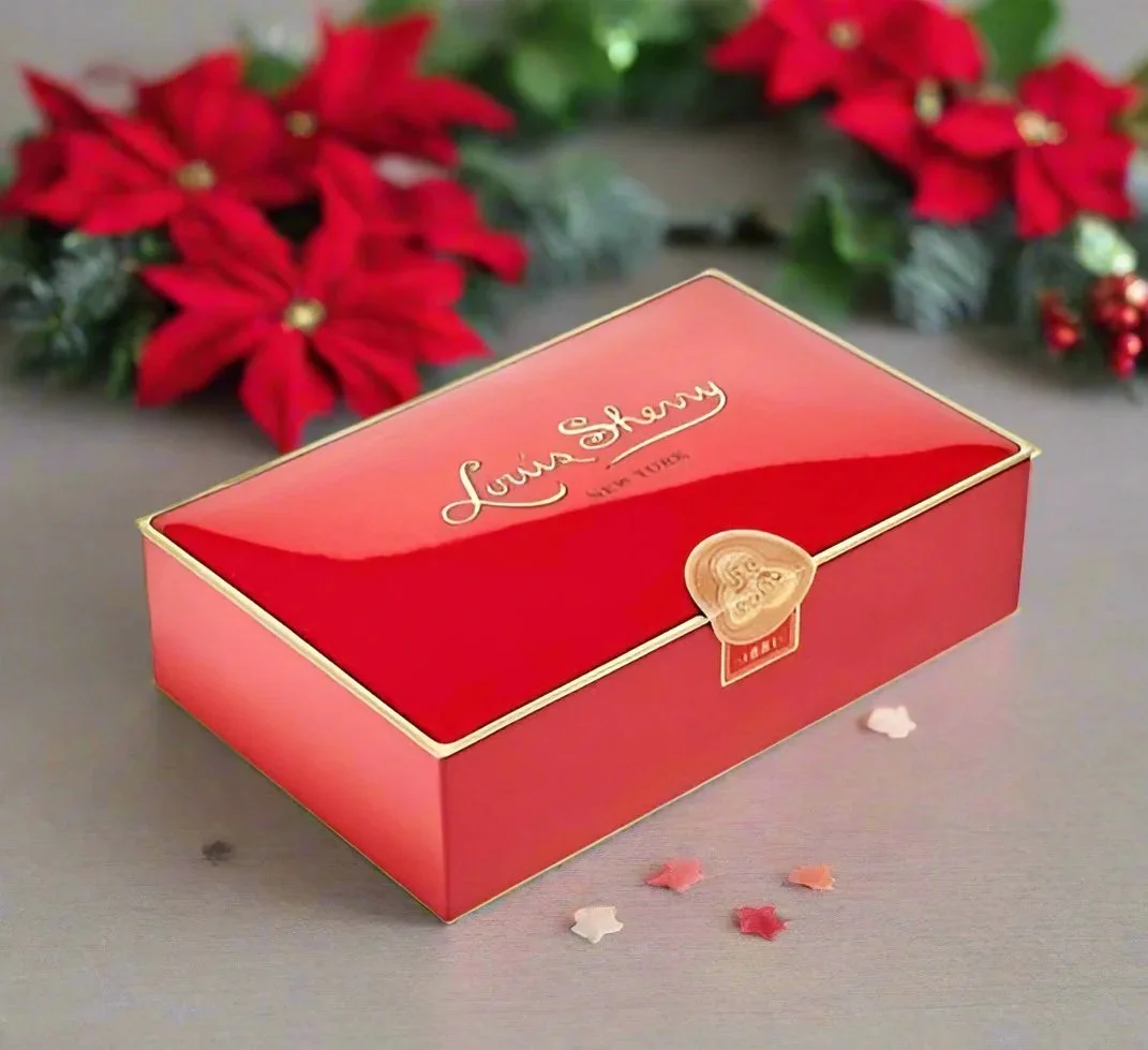 Louis Sherry 12 Piece Truffle Tin, Vreeland Red