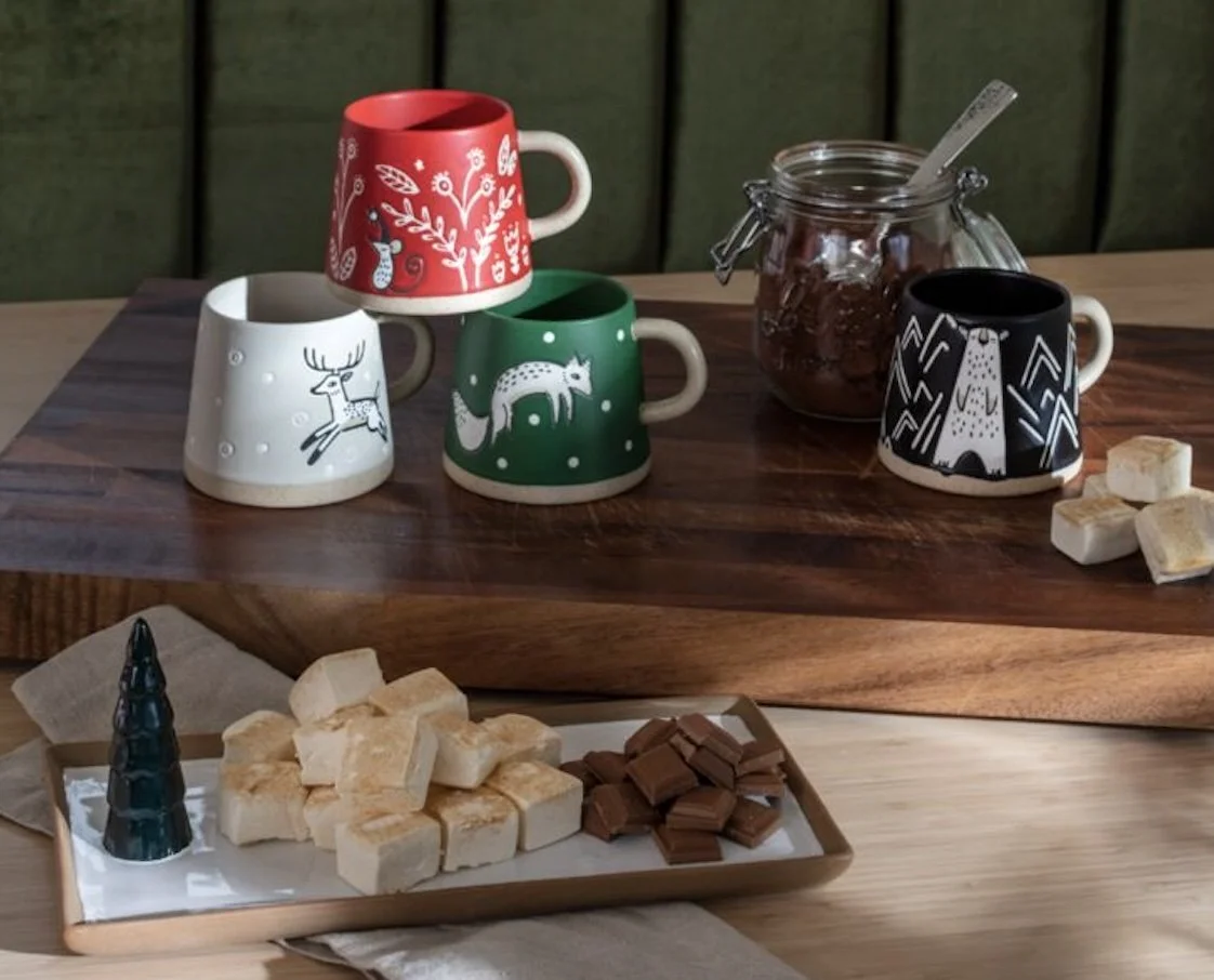 Nordic Winter Mugs, 4 Variations