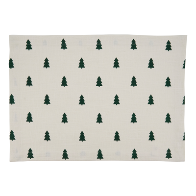 Christmas Tree Placemats Green, Set of 4